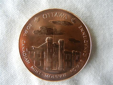 Canada Ottawa On And Winnipeg Mb Royal Canadian Mint Buildings Medalcoin
