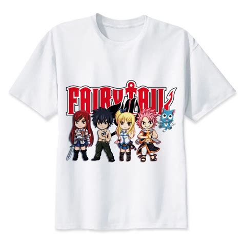 Fairy Tail Anime T Shirt Hip Hop Style New Original Design T Shirt Cool
