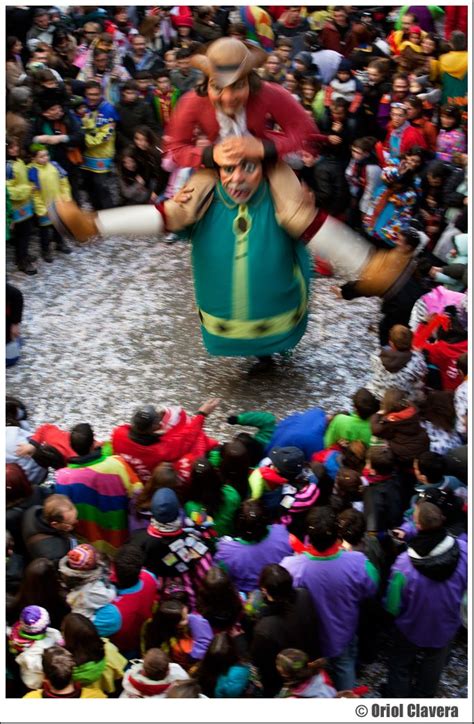 Photo By Oriol Clavera Solsona Carnival Carnaval Cabezudos España