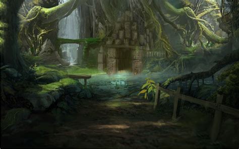 Unfinished Jungle Cave By ~samm1551995 On Deviantart Fantasy Places