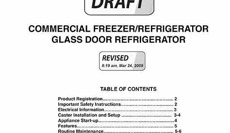 Frigidaire FCGM201RFB2 User Manual REFRIGERATOR/FREEZER Manuals And