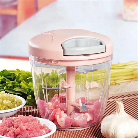900ml Manual Rotating Fruit And Vegetable Cutter And Slicer With Food