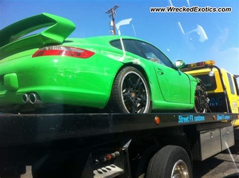 Porsche 911 Gt3 Wrecked San Jose Ca Photo 2