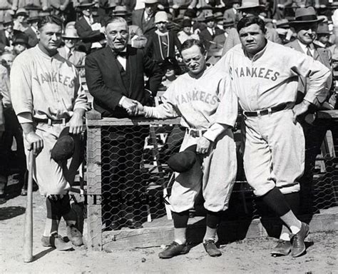 1920 S Hof New York Yankees Lou Gehrig Babe Ruth Black And White 8 X 10 Photo Ebay