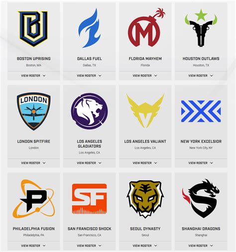 Find & download free graphic resources for league logo. Overwatch League Team Logos : DesignPorn