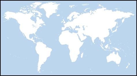 Light Blue World Map Clip Art At Vector Clip Art Online