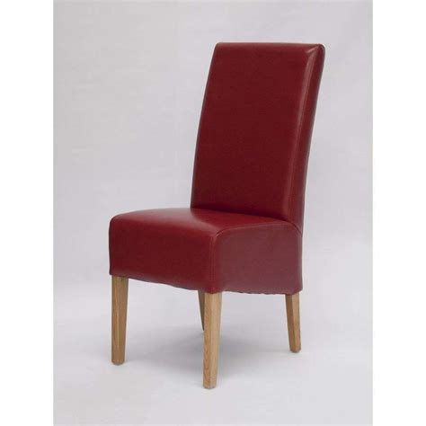 Btibpse 3 tall solid wood furniture legs unfinished bun feet for cabinet sofa ottoman tv stand loveseat dresser set of 4. Oslo Solid Oak Red Leather Dining Chair - oaksolution.co.uk