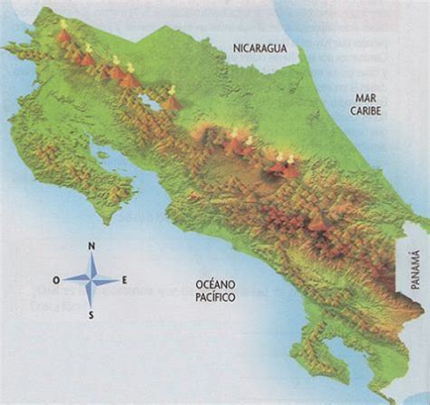 Carpeta Mermelada Preescolar Mapa De Volcanes Costa Rica Descripci N