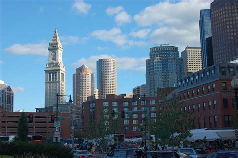 Architecture Bridges Boston Boswash Cities City Night Skyline