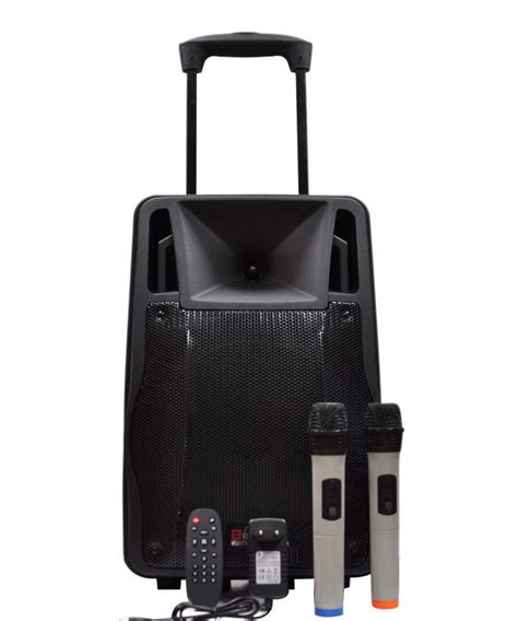 Persang Karaoke A 1231 Trolley Portable Speaker With 2 Wireless
