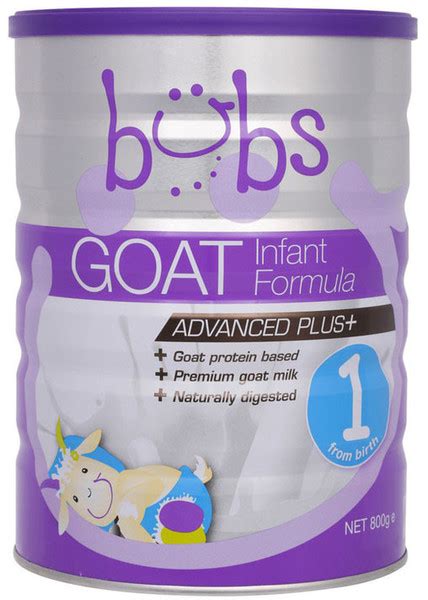 Bubs Goat Milk Infant Formula Stage 1 Carton 6 Tins Formula