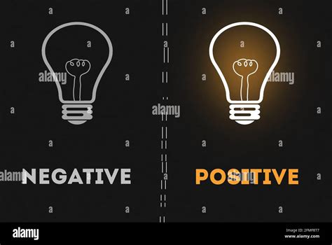 Positive Vs Negative Hi Res Stock Photography And Images Alamy