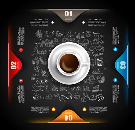 Kaffee Infografik Kreatives Design Vektor 01 Welovesolo