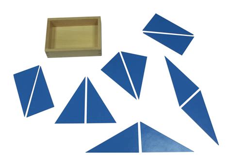 Constructive Blue Triangles Montessori Materials