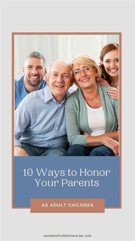 10 Ways To Honor Your Parents As Adult Children Honor Your Parents 2022