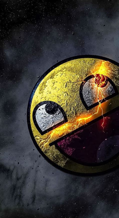 Awesome Smiley Face Wallpaper