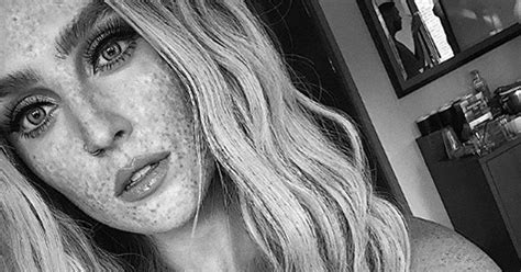Perrie Edwards Unleashes Gorgeous Freckles After Years Of Covering