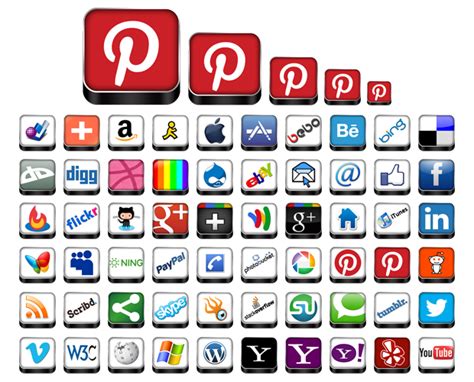 3d Social Media Icons By Ragtech On Deviantart