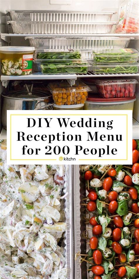 Diy Wedding Reception Or Summer Graduation Party Food Menu For 200