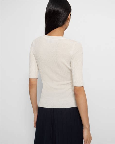 Regal Wool Leenda Scoop Neck Sweater Theory