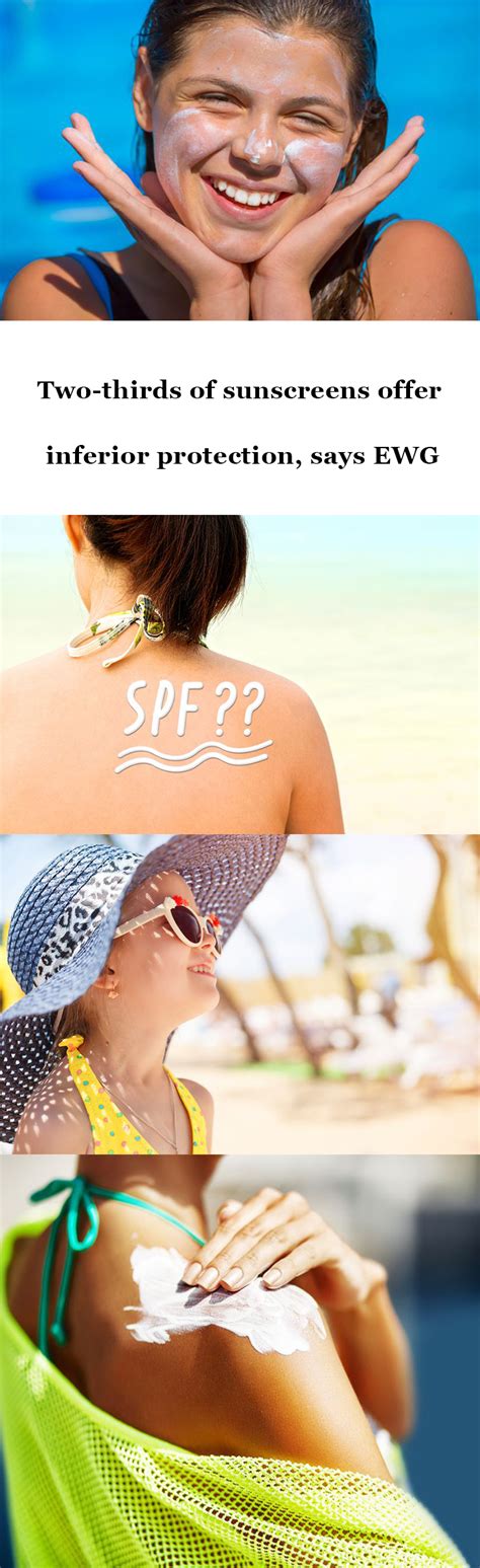 Two Thirds Of Sunscreens Offer Inferior Protection Says Ewg Skin Care Routine 30s Skin Care