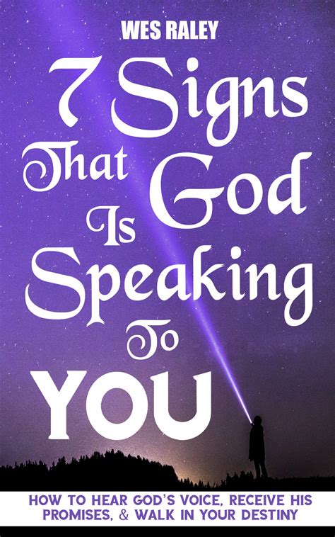 Buy 7 Signs That God Is Speaking To You How To Hear Gods Voice