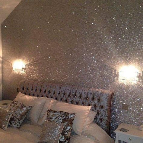 35 Lovely Glitter Wall Paint Ideas For Beautiful Bedroom Prachtige