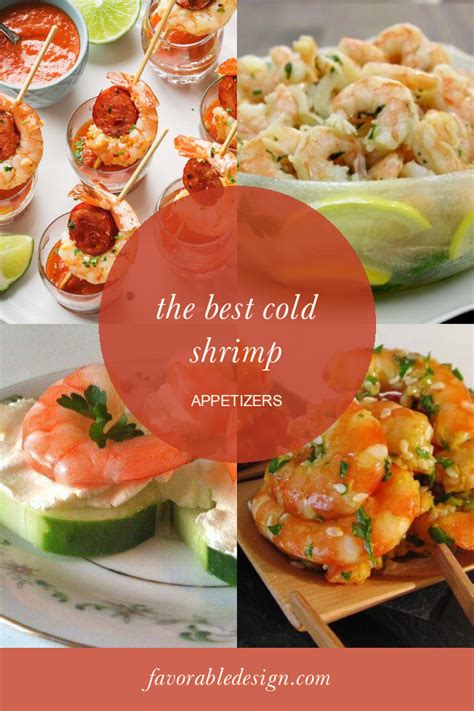 Your daily values may be higher or lower depending on your if you are following a medically restrictive diet, please consult your doctor or registered dietitian before preparing this recipe for personal consumption. The Best Cold Shrimp Appetizers - Home, Family, Style and Art Ideas