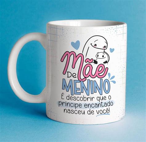 Caneca Flork Mãe De Menino Elo7 Produtos Especiais