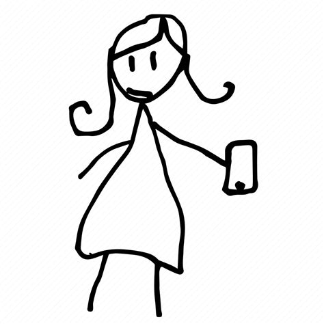 Big Sister Girl Girl With Cellphone Happy Birthday Kids Doodle