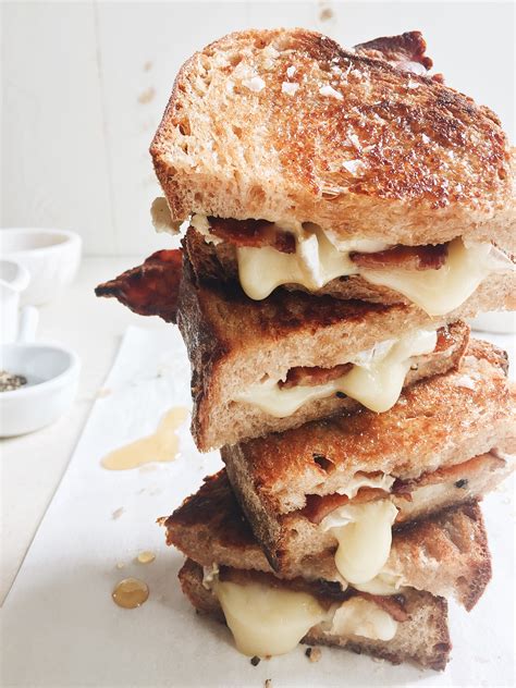 Sticky Finger Maple Bacon Grilled Cheese Joy The Baker