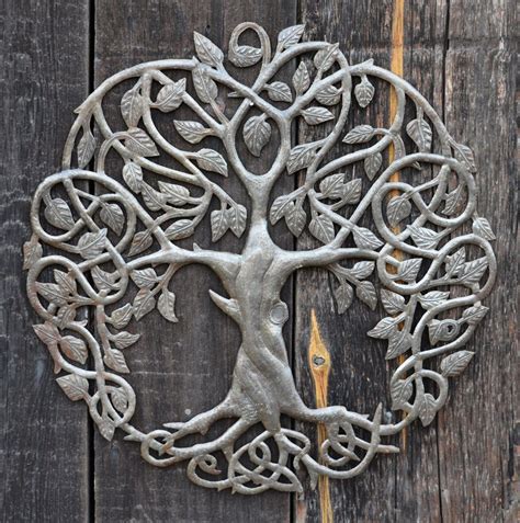 Celtic Tree Of Life Handmade Metal Wall Art Ancient Treasures