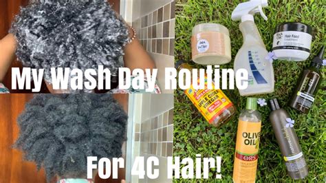 My Wash Day Routine Type 4c Hair South African Youtuber Natural Hair