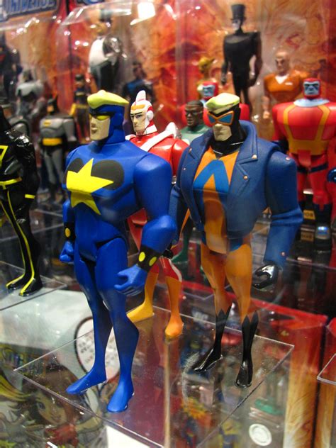 Justice League Unlimited At The Mattel Booth At San Diego Comic Con A