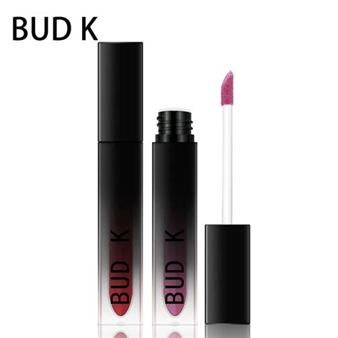 Bud K Sexy 20 Colors Liquid Lipstick Waterproof Cosmetics Long Lasting Lip Tint Nude Lip Gloss