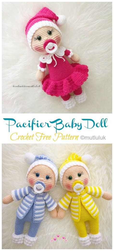 Amigurumi Pacifier Baby Doll Crochet Free Patterns Crochet And Knitting