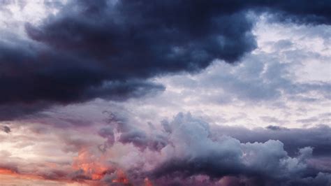 Download Wallpaper 2560x1440 Cloudy Sky Thick Clouds Qhd Background