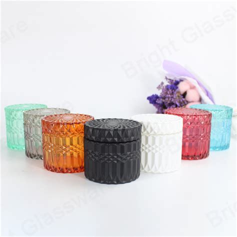 Bottlestore.com maintains one of the largest inventories of glass jars wholesale for sale online. wholesale diamond cut glass storage jar multi colored ...