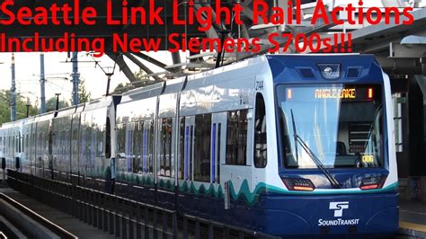 Seattle Sound Transit Link Light Rail Line 1central Link Actions