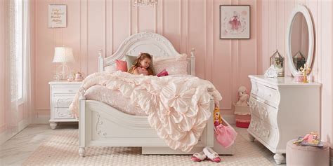 While the colour of the room sets the mood, it is the furniture that truly tell what the room is all about. Disney Princess Dreamer White 5 Pc Twin Panel Bedroom# ...