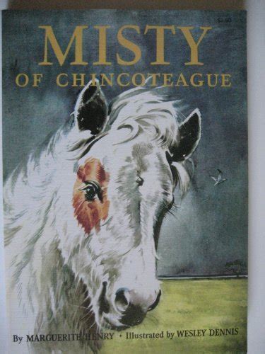 Printable Colorful Title Of Misty Of Chincoteague Not Book Cover
