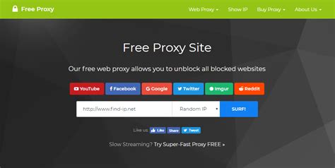 Free Proxy Site By Myiphide To Unblock Websites