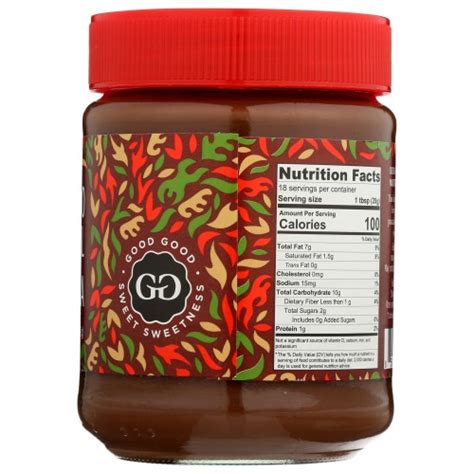 GOOD GOOD Choco Hazel With Stevia Spread 12 Oz