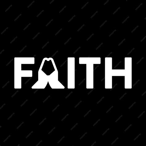Premium Vector Creative Faith Logo Design Template