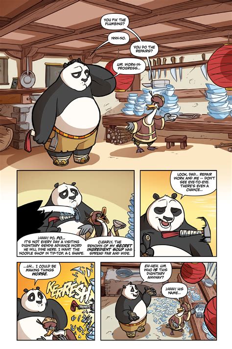 Comic Book Preview Kung Fu Panda Daze Of Thunder Bounding Into Comics
