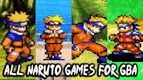All Naruto Games For Gba Gameboy Advance Youtube