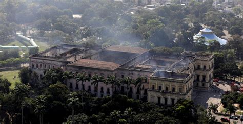 Fire Engulfs Major Brazilian Museum Wsj