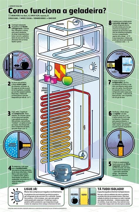 The heating and cooling cycle. How does the refrigerator work? - Visualoop