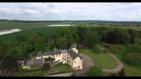 Wedding Venue Scotland By Drone Video 4k Myres Castle Near