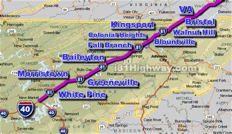 I 81 Tennessee Traffic Maps